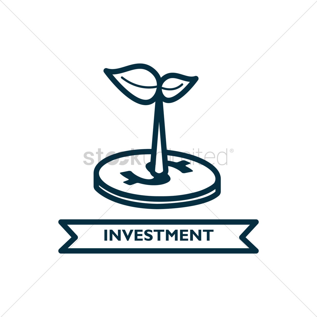 Free Investment Vector Image 1300x1300 Free Investment Vector Image