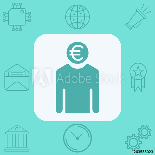 500x500 Investor Vector Icon Sign Symbol