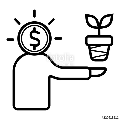 500x500 Investor Vector Icon Illustration Stock Image And Royalty Free