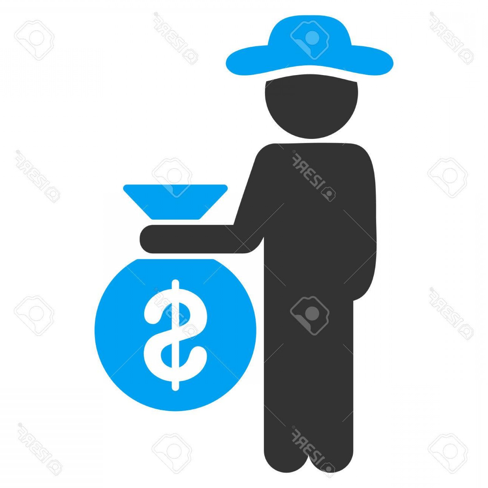 1560x1560 Photostock Vector User Investor Vector Icon Style Is Bicolor Flat