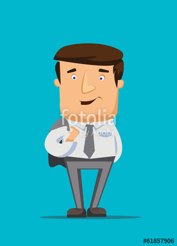 359x500 Wall Street Senior Capital Investor Vector Illustration Stock