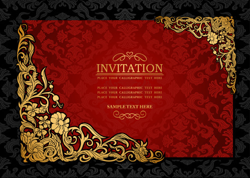 500x356 Invitation Background Free Vector Download