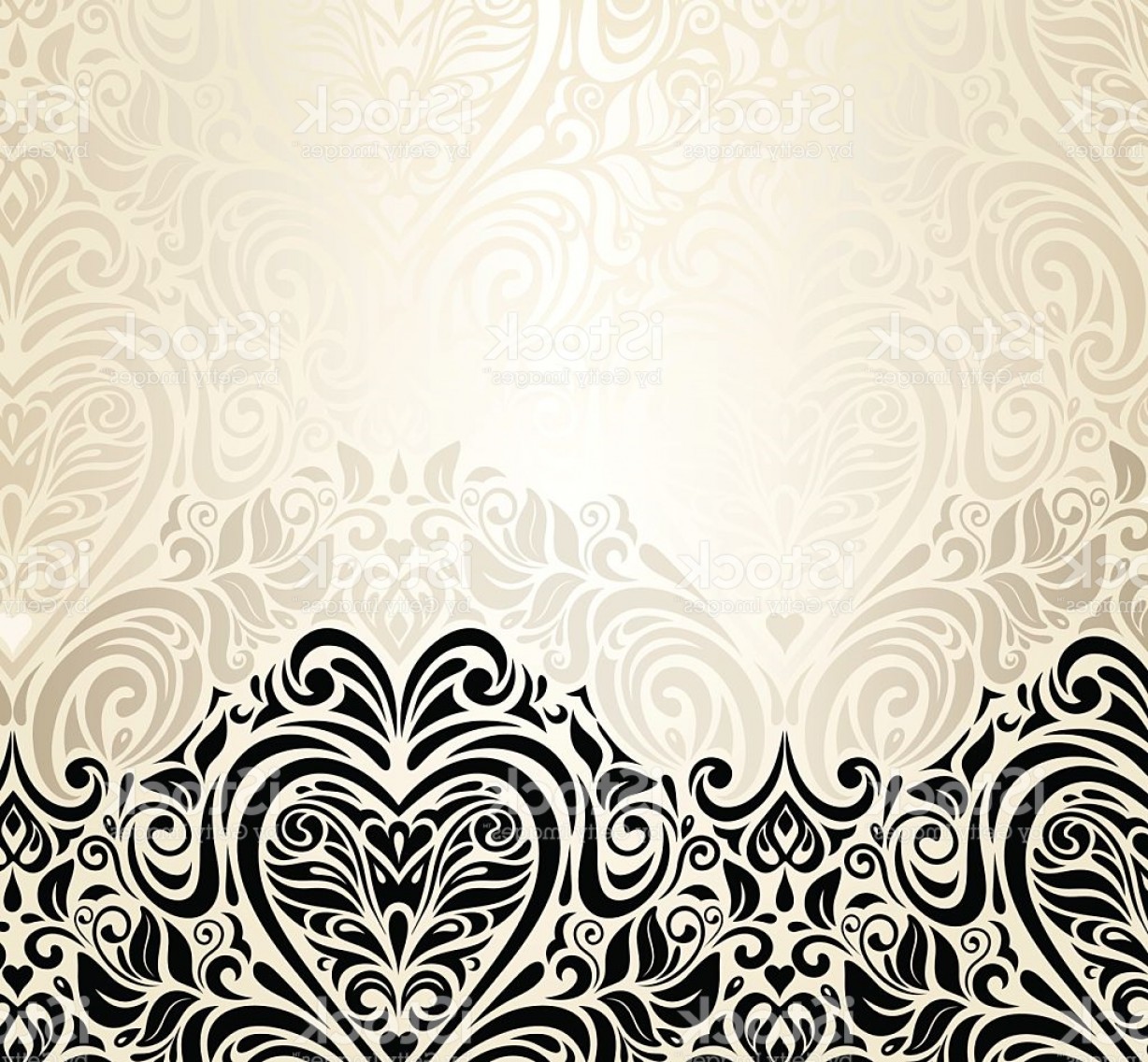 1228x1136 Wedding Vintage Floral Invitation Background Design Stock Vector