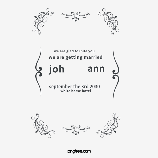 Invitation Border Vector at Vectorified.com | Collection of Invitation ...