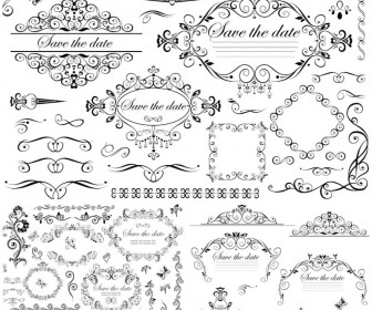 336x280 Wedding Decorative Frames And Borders Vector Vector Graphics Blog