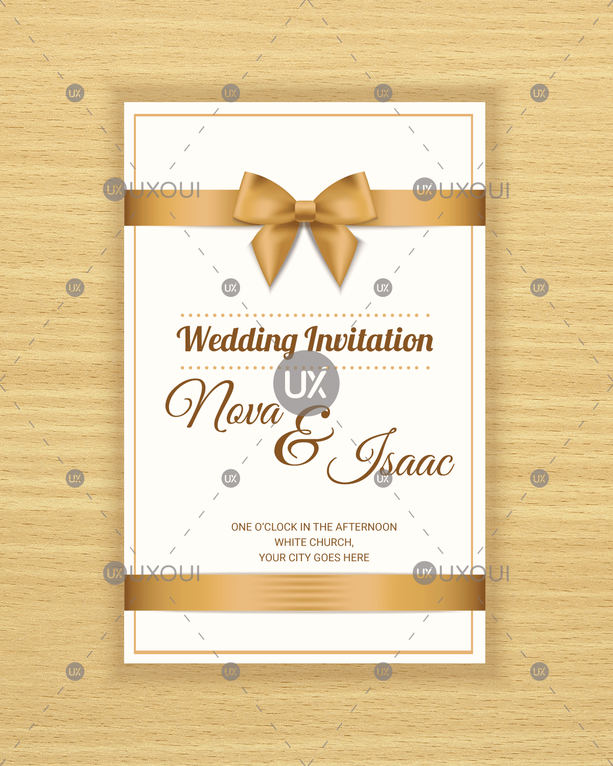 Invitation Card Design Vector at Collection of