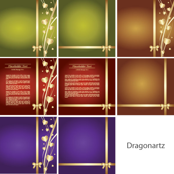 600x599 Romantic Invitation Card Design Vector Download Free Vector Art