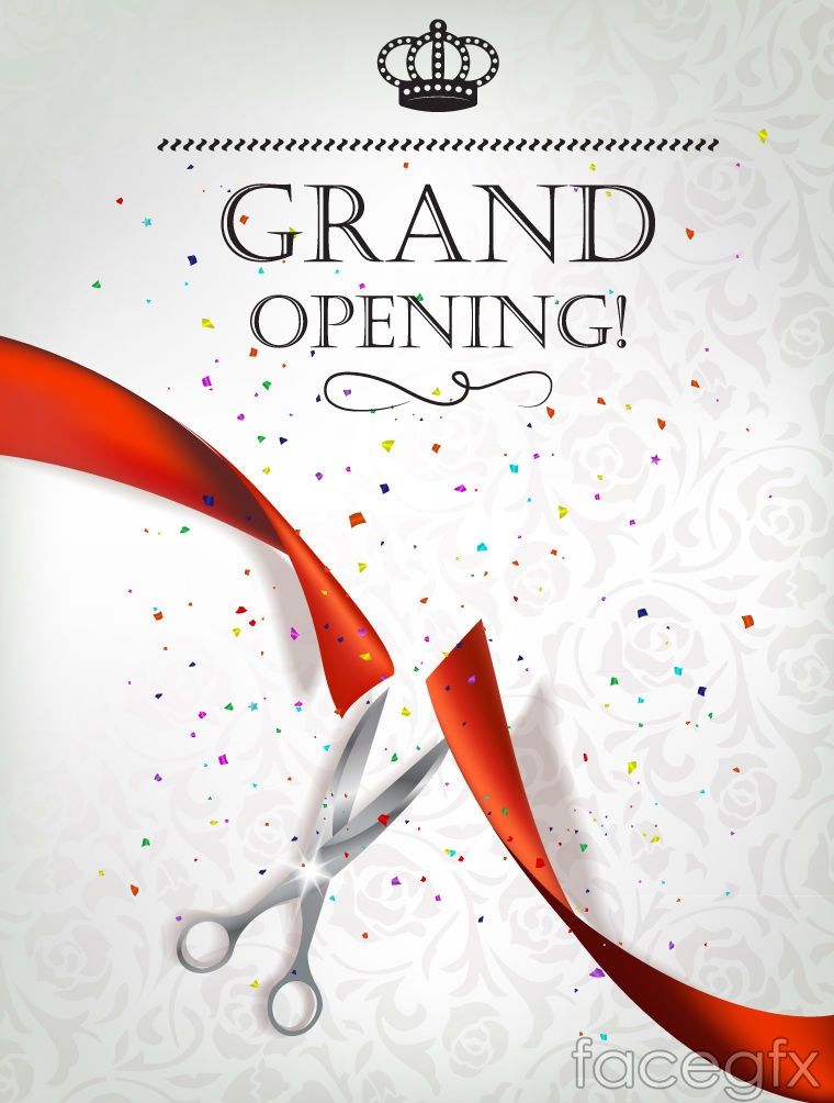 760x1004 Exquisite Opening Ceremony Invitation Poster Vector Photoshop