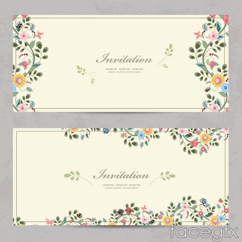 Invitation Card Vector