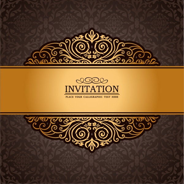 Invitation Card Vector at Vectorified.com | Collection of Invitation ...