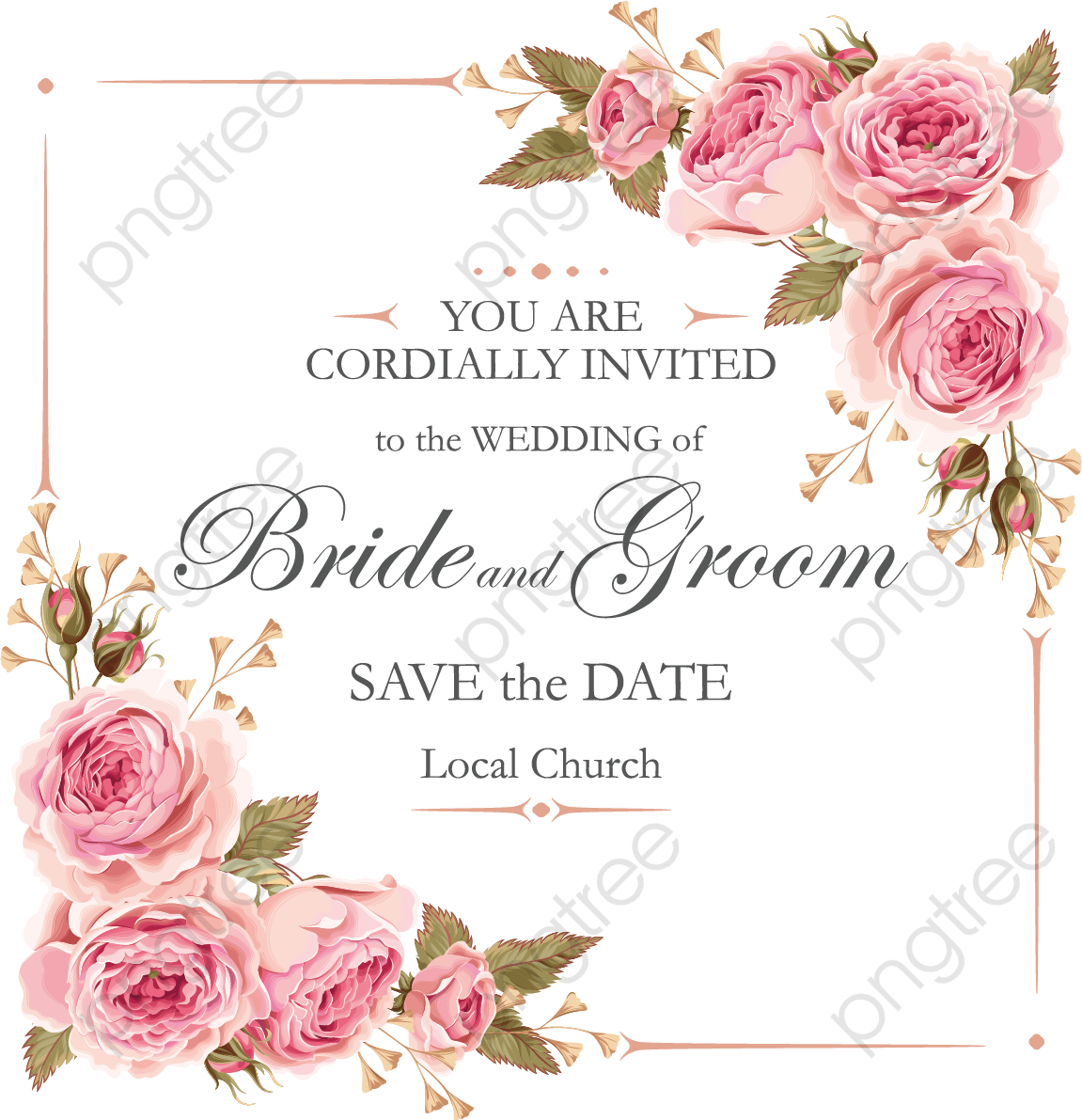 1151x1191 Beautiful Invitation Design Vector Material, Fine, Invitation Card