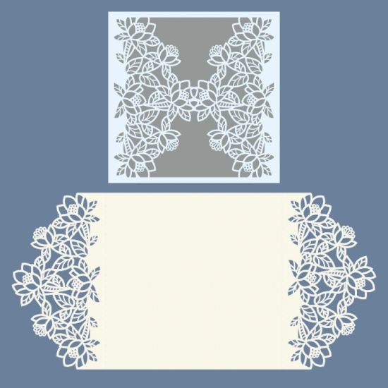 550x550 Laser Cut Wedding Invitations Template Free Vector Designs Every
