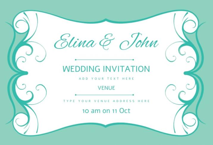 716x490 Invitation Free Vector Art