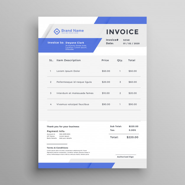 Business Invoice Template Vector Design Vector Free Download 626x626 Business Invoice Template Vector Design Vector Free Download