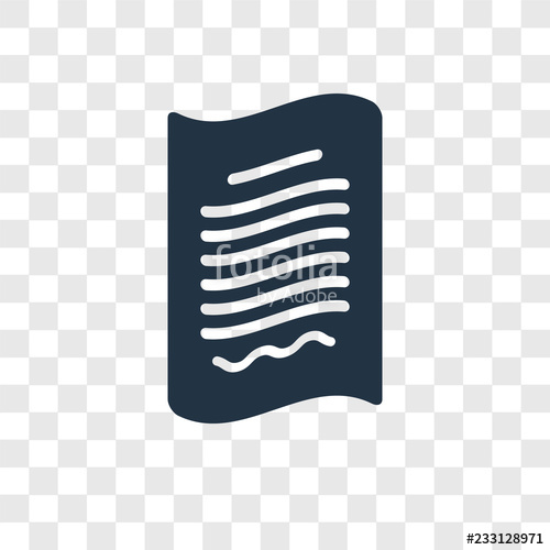 500x500 Invoice Vector Icon Isolated On Transparent Background, Invoice