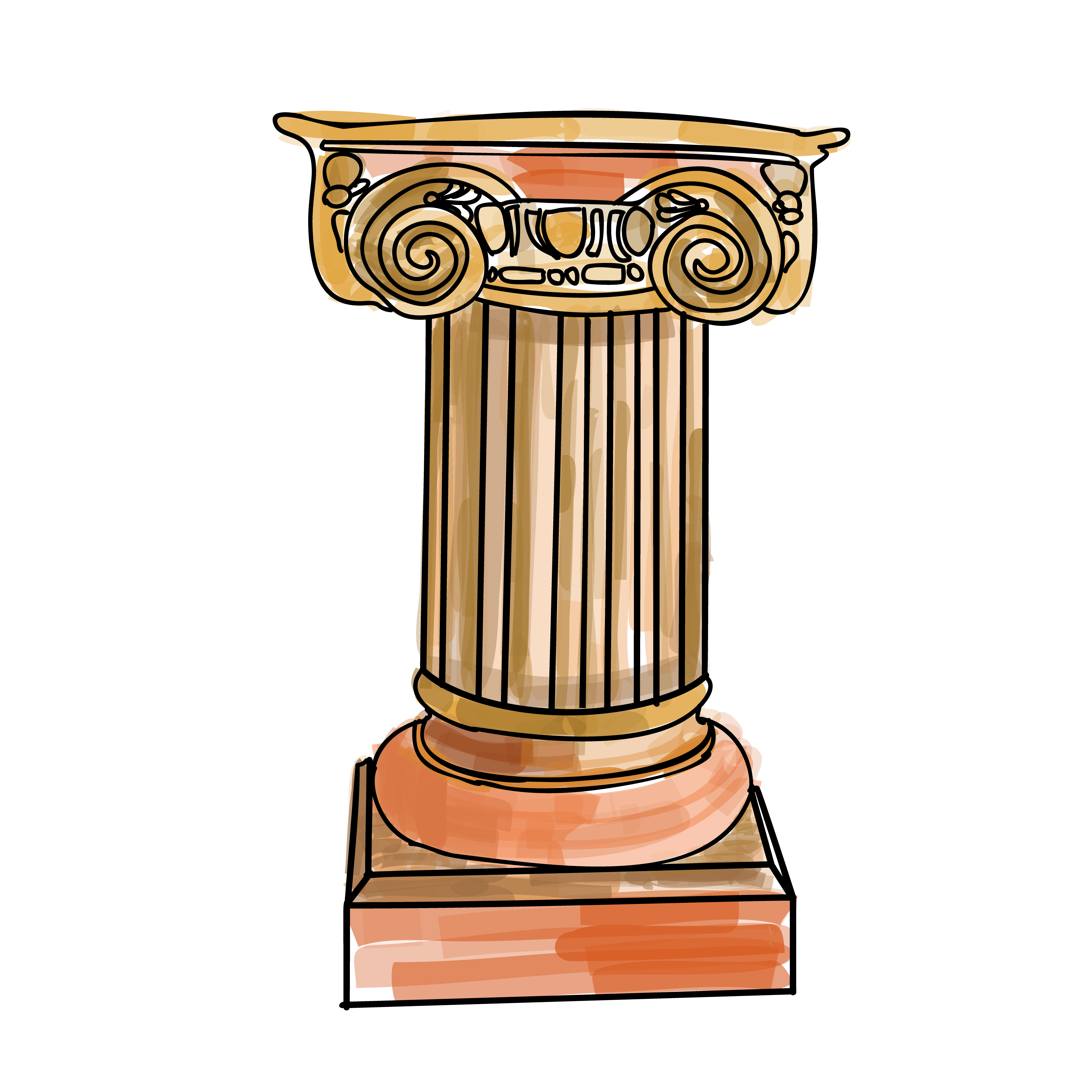 Ionic Column Vector at Collection of Ionic Column