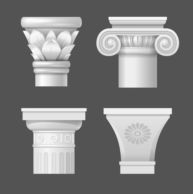 626x627 Ionic Column Vectors, Photos And Free Download