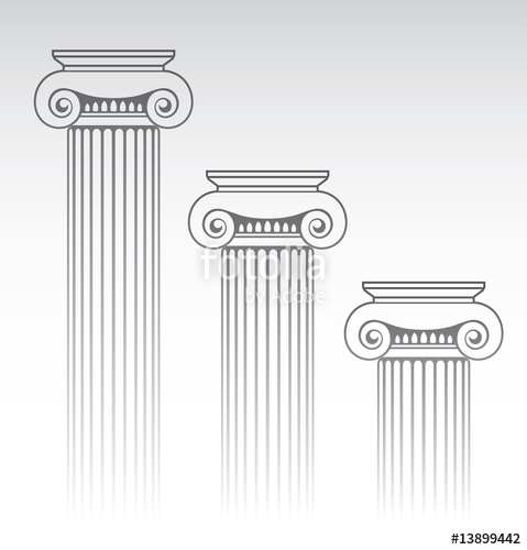 479x500 Vector Ionic Column Stock Image And Royalty Free Vector