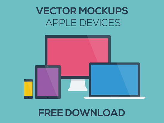 550x413 Free Vector Mockups Apple Ios Devices Ian Barnard