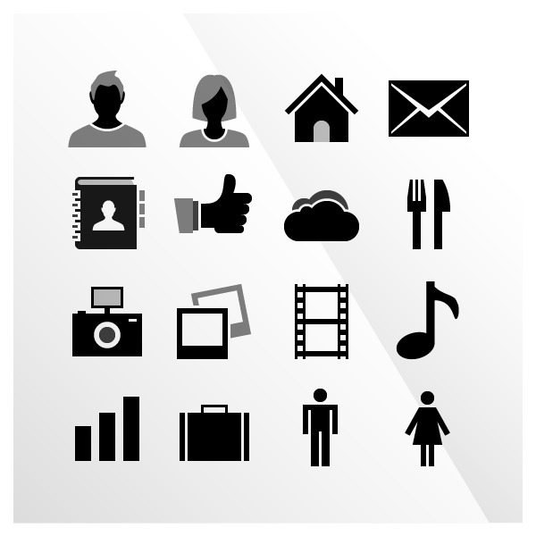 600x600 Free Vectors Ios Tab Bar Vector Icons