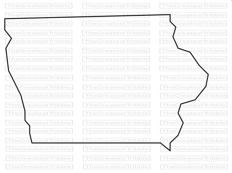 794x592 Iowa State Map Png Vector Graphic Clip Art Iowa State Etsy