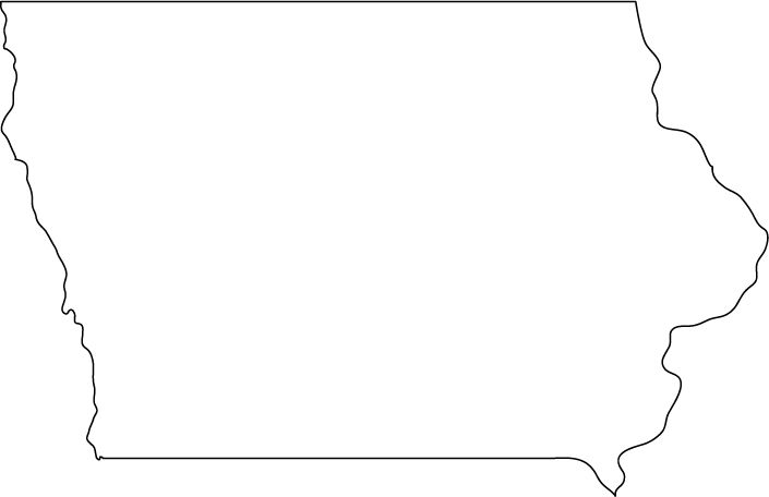 705x456 Iowa Outline Vector Clipart Images Gallery For Free Download