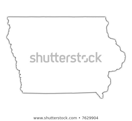 450x411 Map Of Iowa Outline Download Them And Print