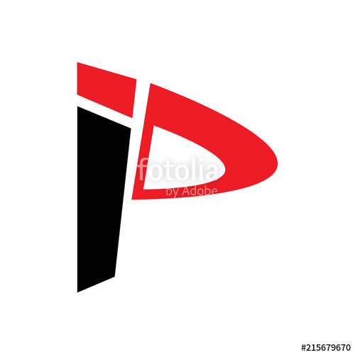 500x500 Ip Logo Letter Design Stock Image And Royalty Free Vector