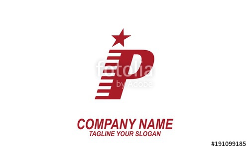 500x300 I P Letter Logo Vector Stock Image And Royalty Free Vector