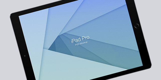 642x321 Ipad Pro Vector Mockup