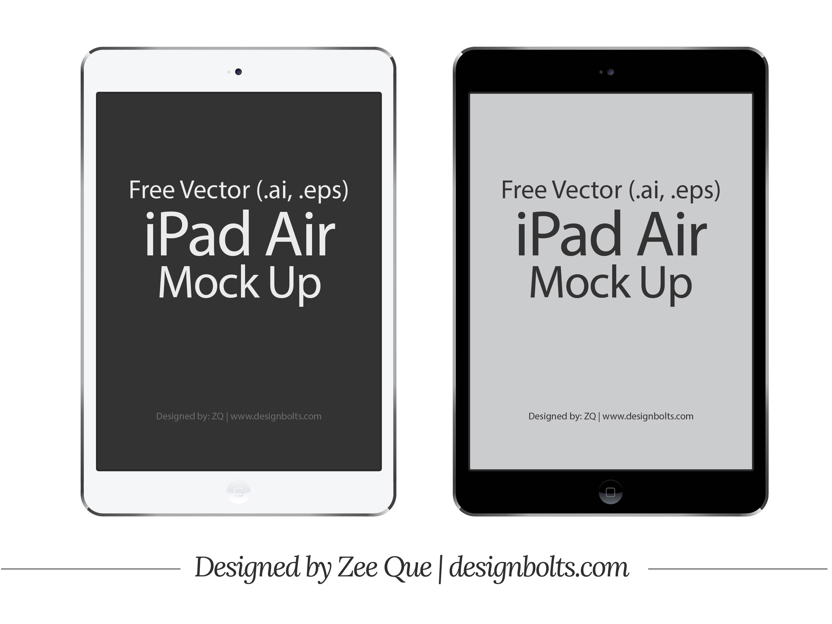 2869x2150 Free Vector Apple Ipad Air Mockup Format