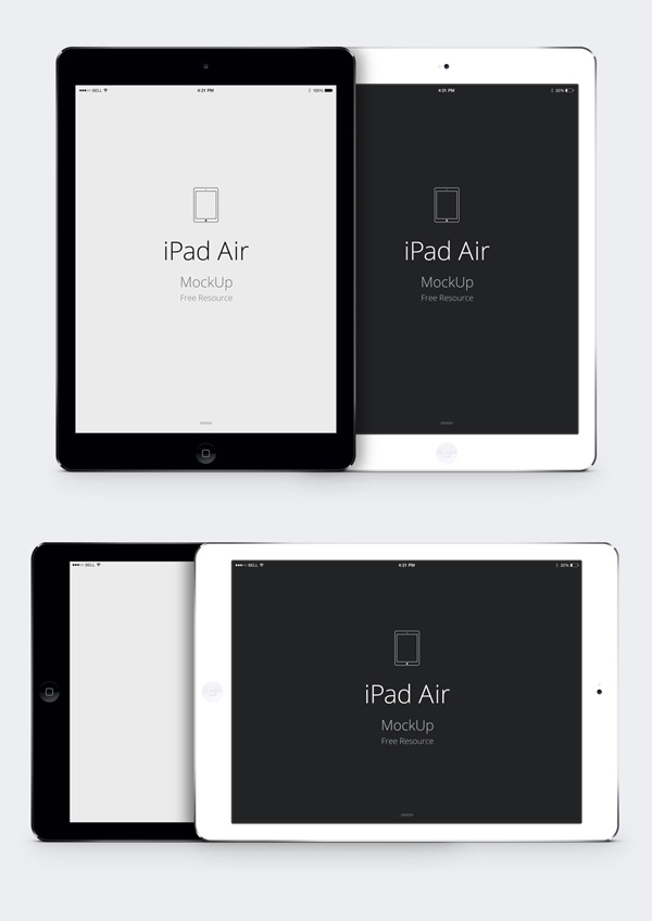 600x848 Ipad Air Vector Mockup Graphicburger