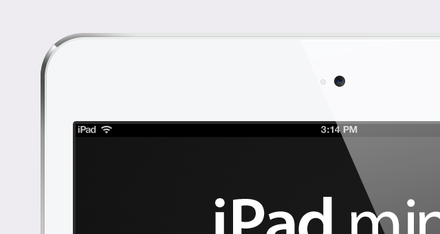 640x340 Ipad Mini Vector Mockup Mock Up Templates Pixeden