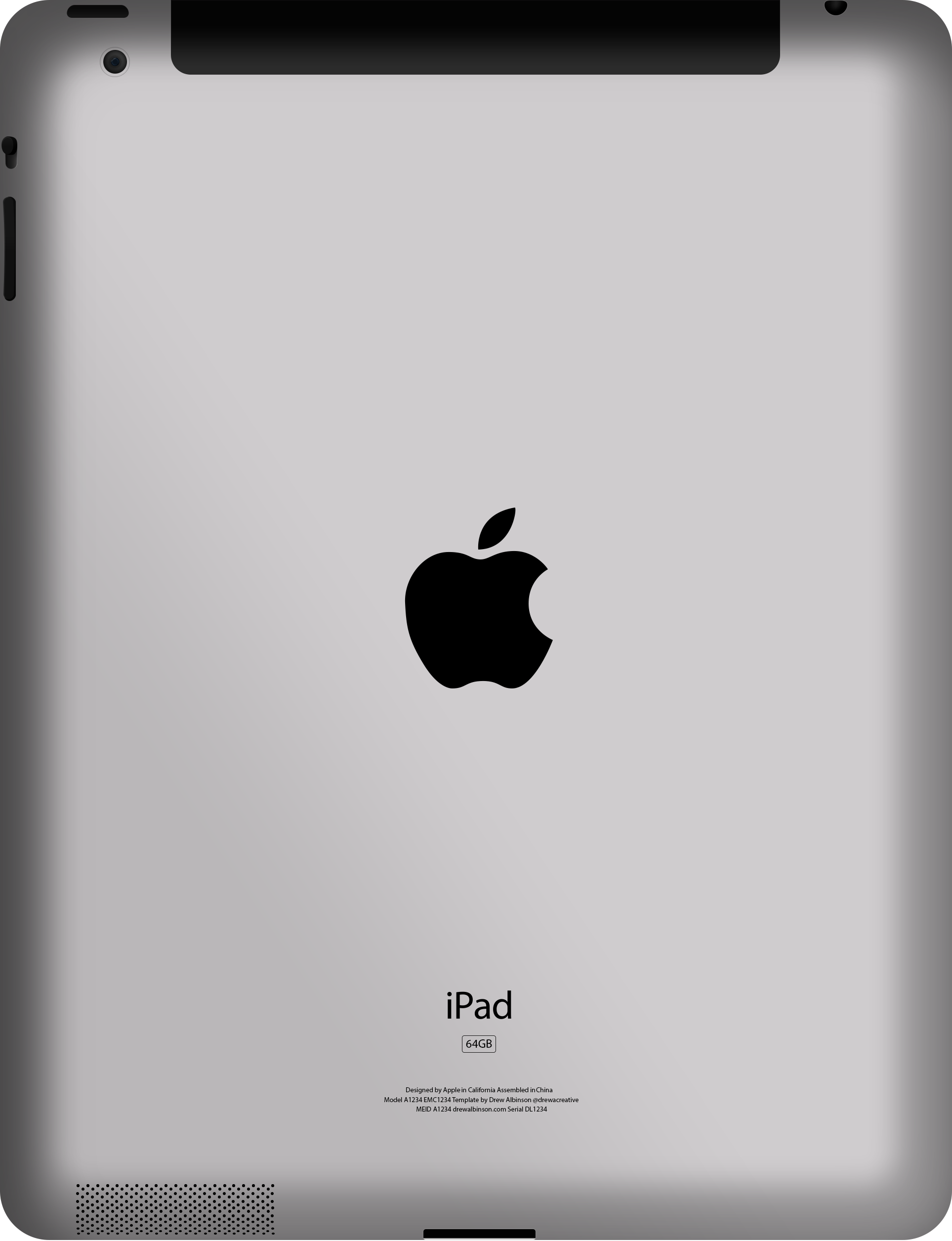 1927x2511 Ipad Back Free Vector, Icons