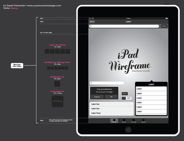 ipad illustrator template download