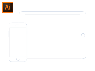 Free Iphone Ipad Vector Wireframe Mockup 400x300 Free Iphone Ipad Vector Wireframe Mockup