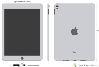 Apple Ipad Pro Vector Drawing 400x273 Apple Ipad Pro Vector Drawing