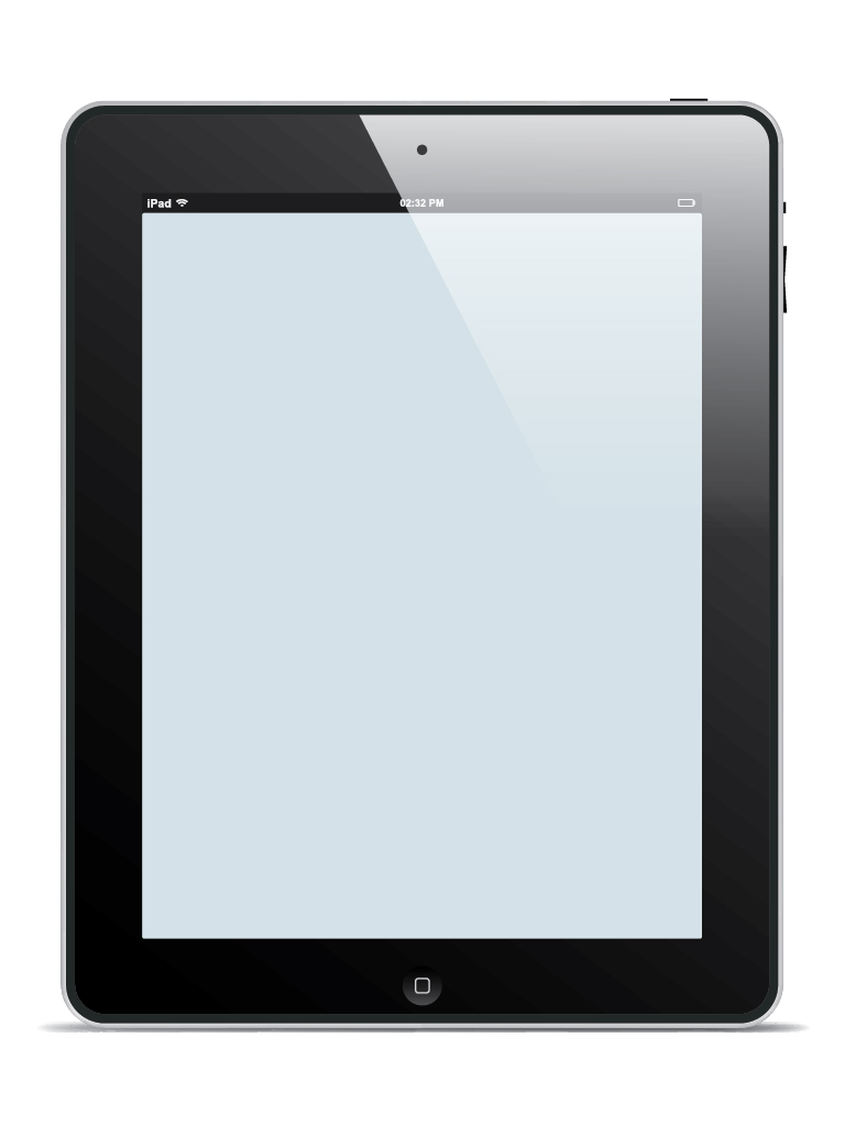 Free Ipad Vector Template 768x1024 Free Ipad Vector Template