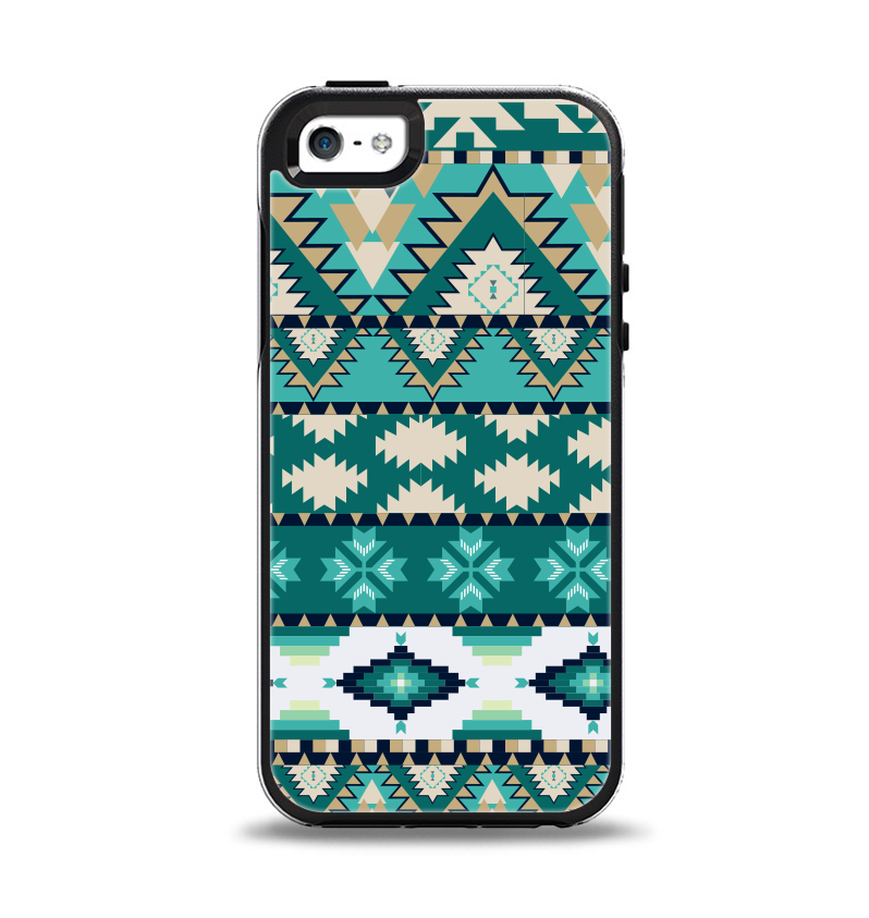 798x843 The Vector Teal Green Aztec Pattern Apple Iphone Otterbox
