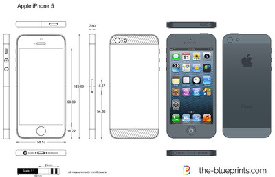 400x258 Apple Iphone Vector Drawing