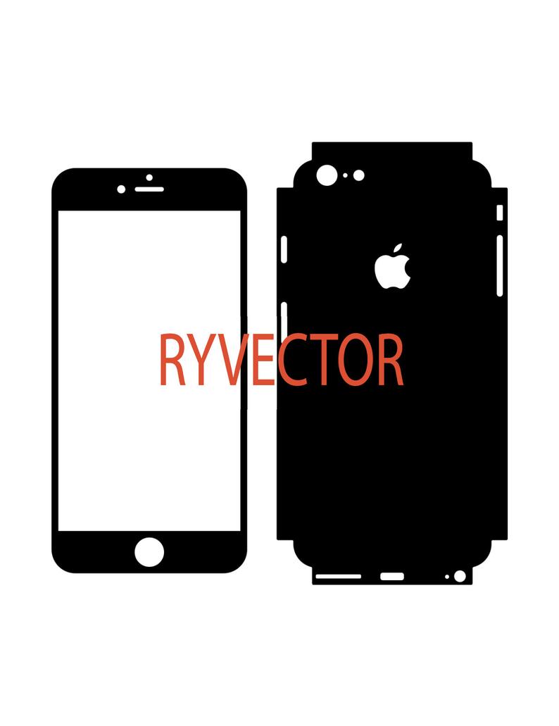 794x1031 Iphone Vector Skin Template Etsy