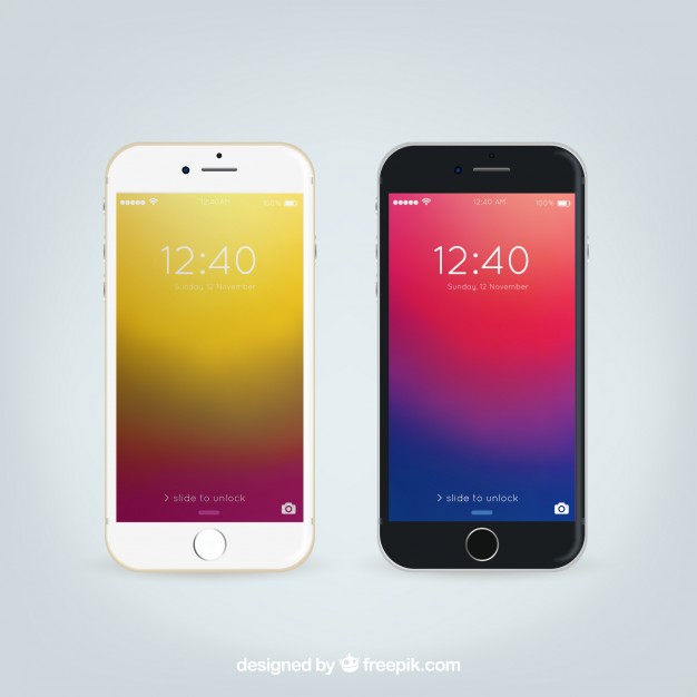 626x626 Iphone Realistic Mockup Vector Free Download