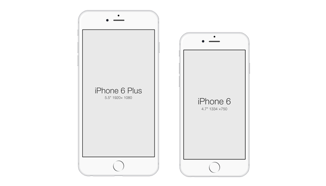 650x371 This Freebie Is A Free Vector Mockups Of The New Iphone