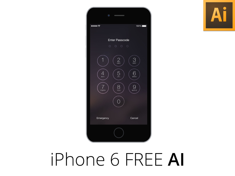 800x600 Iphone Flat + Sketch Freebie