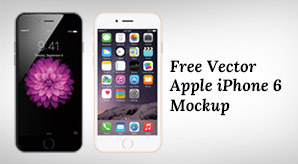 298x164 Free Vector Apple Iphone Mockup Format