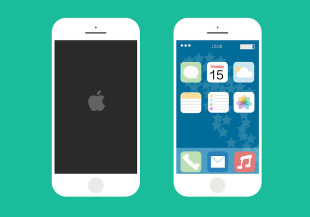 632x443 Iphone Flat Free Vector Free Vector Download Cannypic