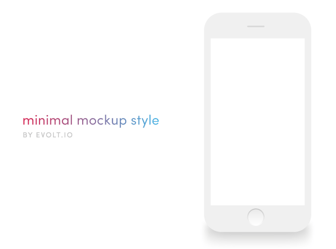 Free Minimal Flat Iphone Mockup Vector 679x502 Free Minimal Flat Iphone Mockup Vector