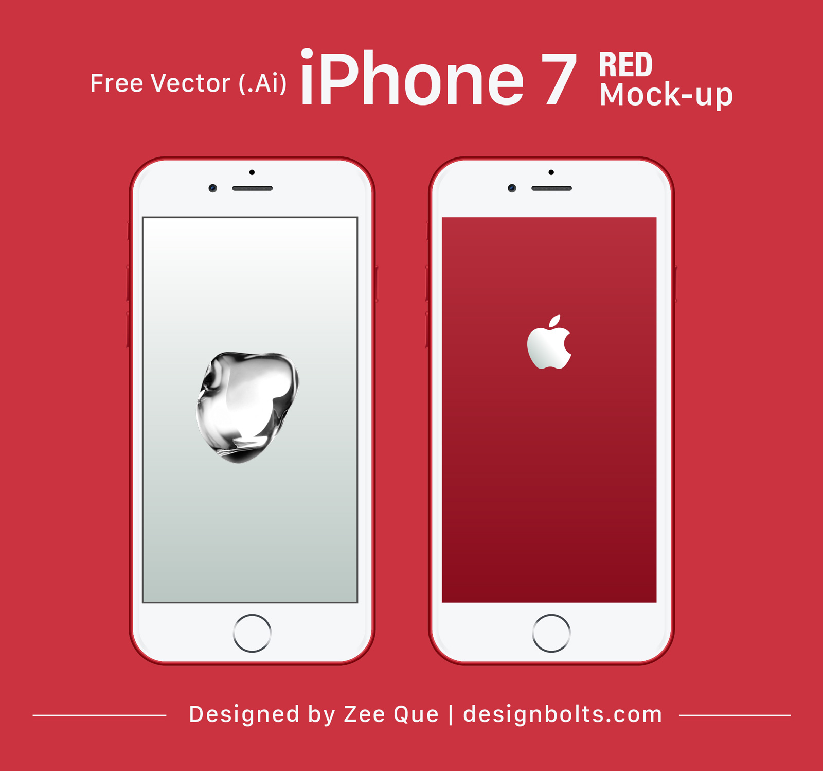 1600x1498 Free Vector Apple Iphone Red Mock Up Format
