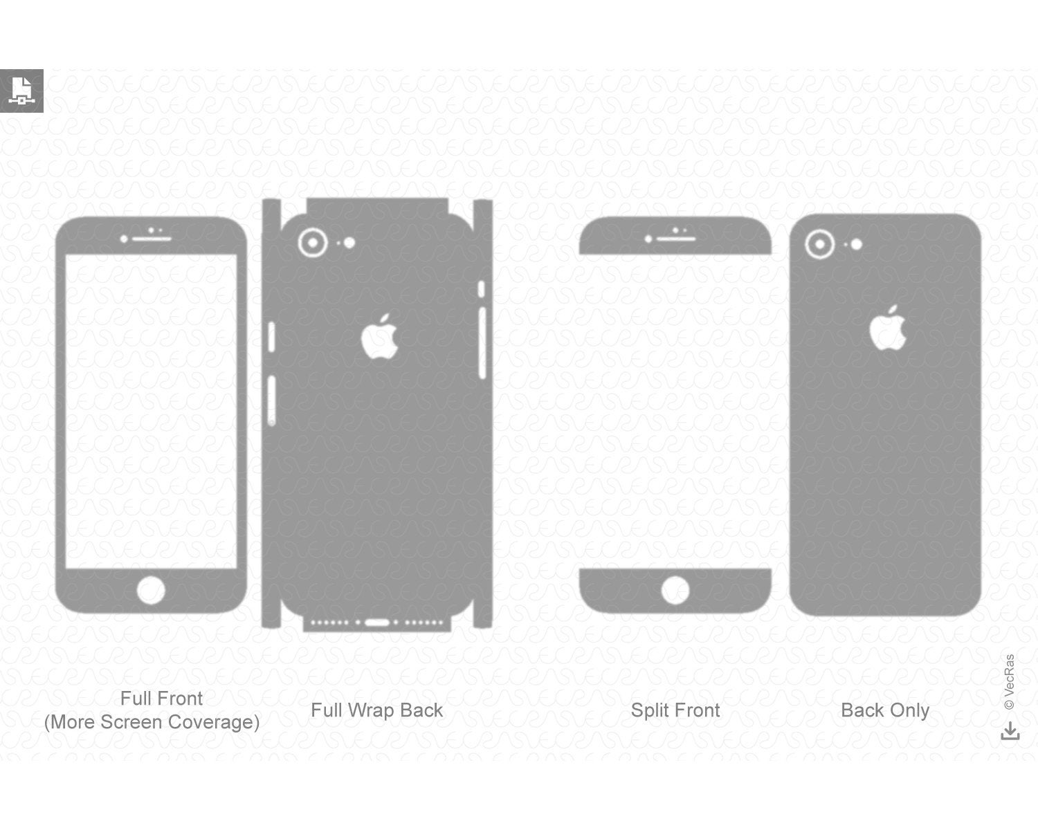 1500x1200 Apple Iphone Plus Vinyl Skin Template