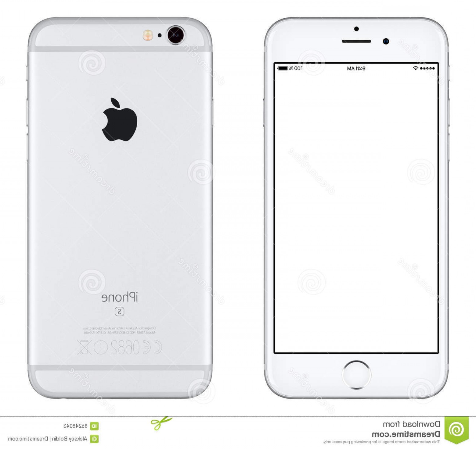 1560x1473 Editorial Stock Photo Silver Apple Iphone S Mockup Front View Back